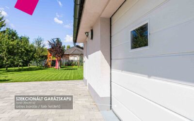 Szekcionált garázskapu – kónyi munkánk