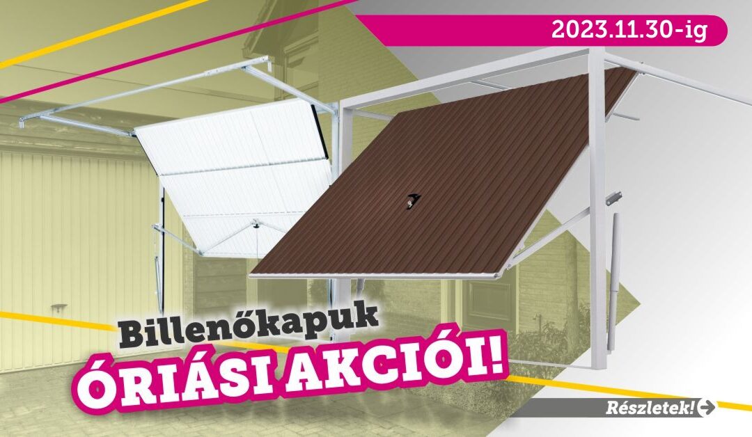 Billenő kapuk AKCIÓI!