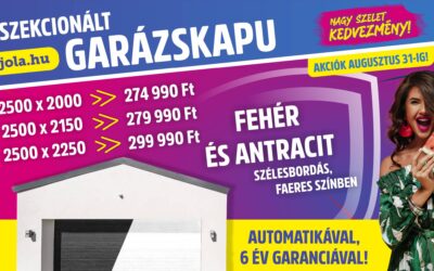 Verhetetlen augusztusi garázskapu árak