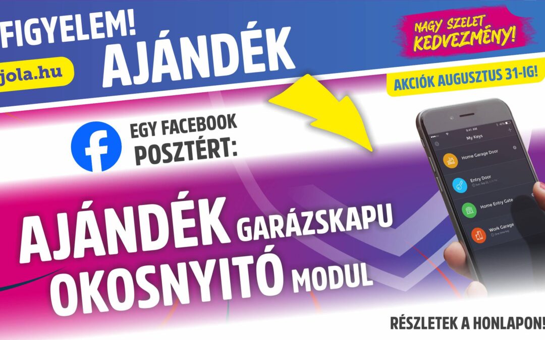 Bomba árak mellé ajándék okosnyitó